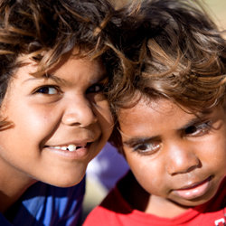 Young Indigenous Australian children
